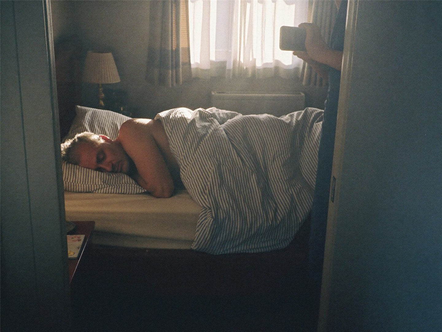 I took this at 7:10 on a Saturday morning. He’d been asleep since eleven. I stood in the doorway and took a photo like a crazy person. — Linda