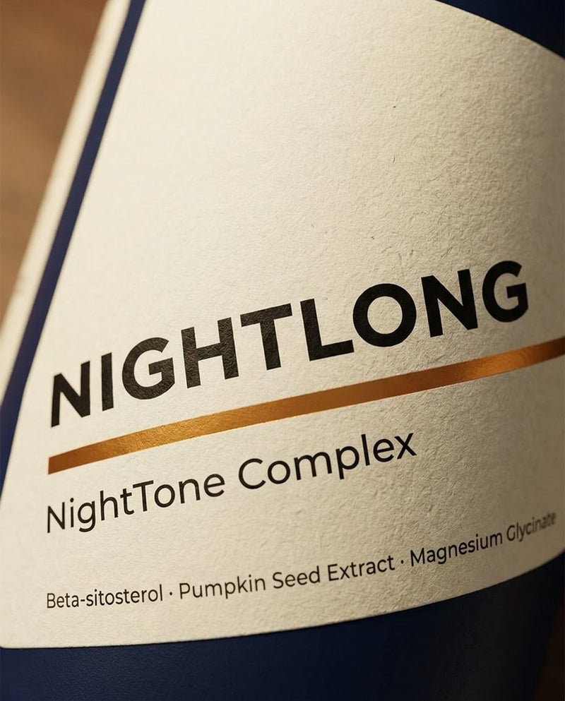 Nightlong label close-up